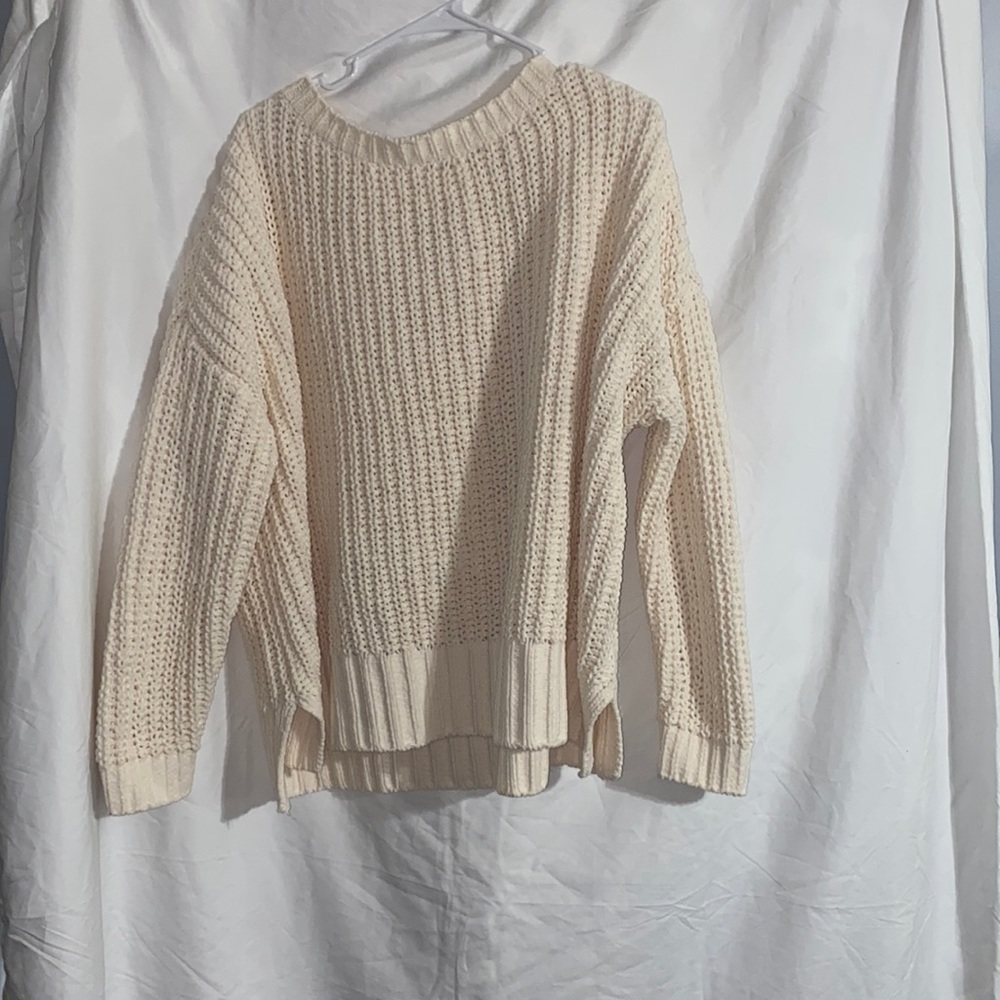 Cable knit sweater